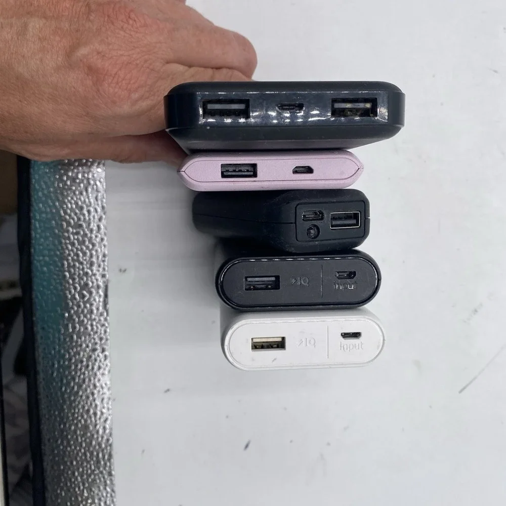 Lot Of 5 Portable Charger Power Bank‎ 20W USB-C WORKING ANKER TYLT Etc